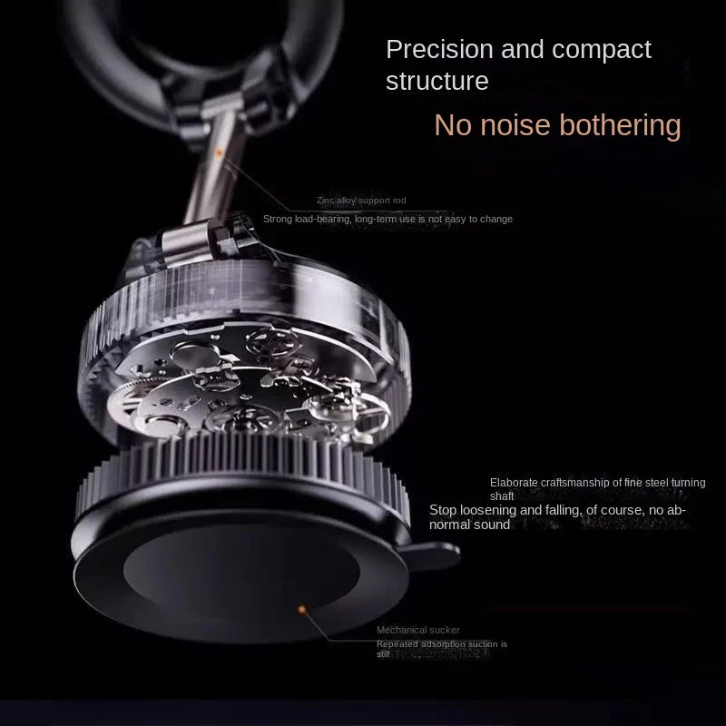 HOLDSONIC Car Mount Vacuum Magnetic Holder Foldable Strong Suction Stand for Cell Phone